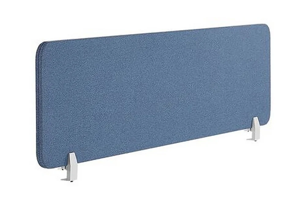 Skjold til skrivebord 160 x 40 cm blå WALLY v:1633392