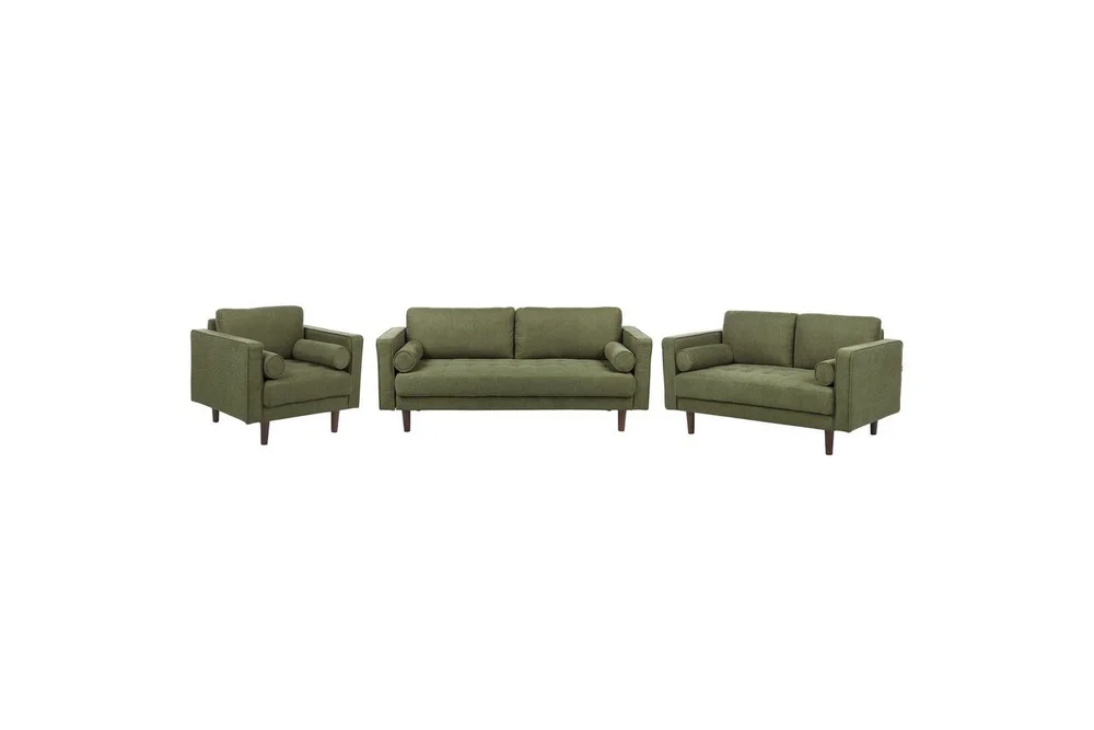 6-sits Soffgrupp Beliani Nurmo Beige/mörkt trä Green||Dark colored wood v:9220583 6-sits Soffgrupp Beliani Nurmo Beige/mörkt trä Green||Dark colored wood v:9220583