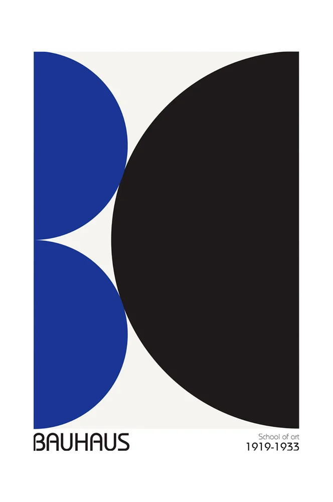 Poster Bauhaus 3 – Blå – Dekor | m v:6459768 Poster Bauhaus 3 – Blå – Dekor | m v:6459768