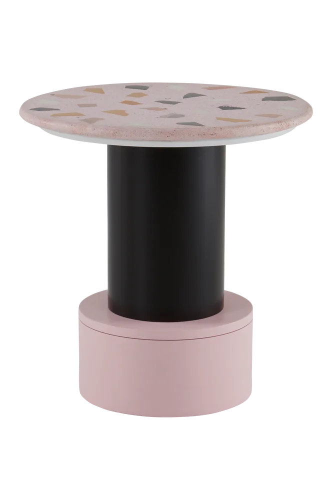 FRESNO sidebord, diameter 50 cm – Rosa m v:3124665 FRESNO sidebord, diameter 50 cm – Rosa m v:3124665