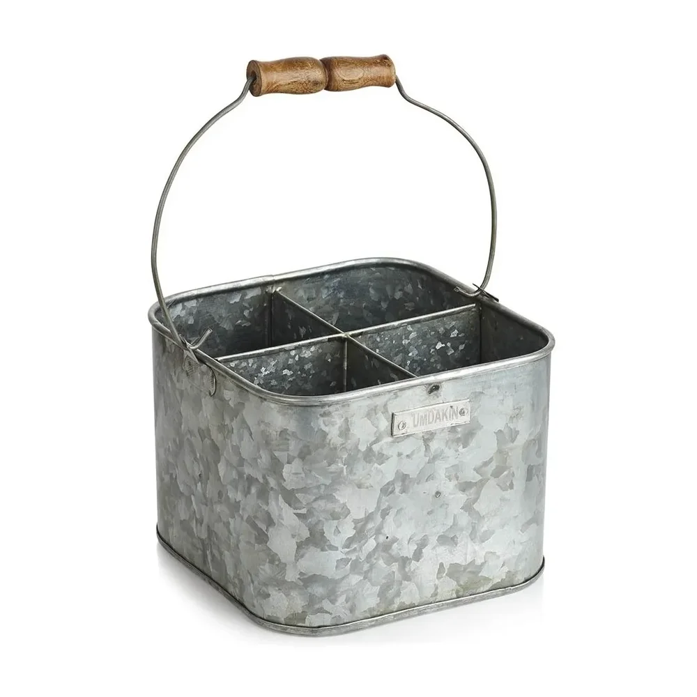 Humdakin Zink Bucket oppbevaringsboks v:8363700 Humdakin Zink Bucket oppbevaringsboks v:8363700