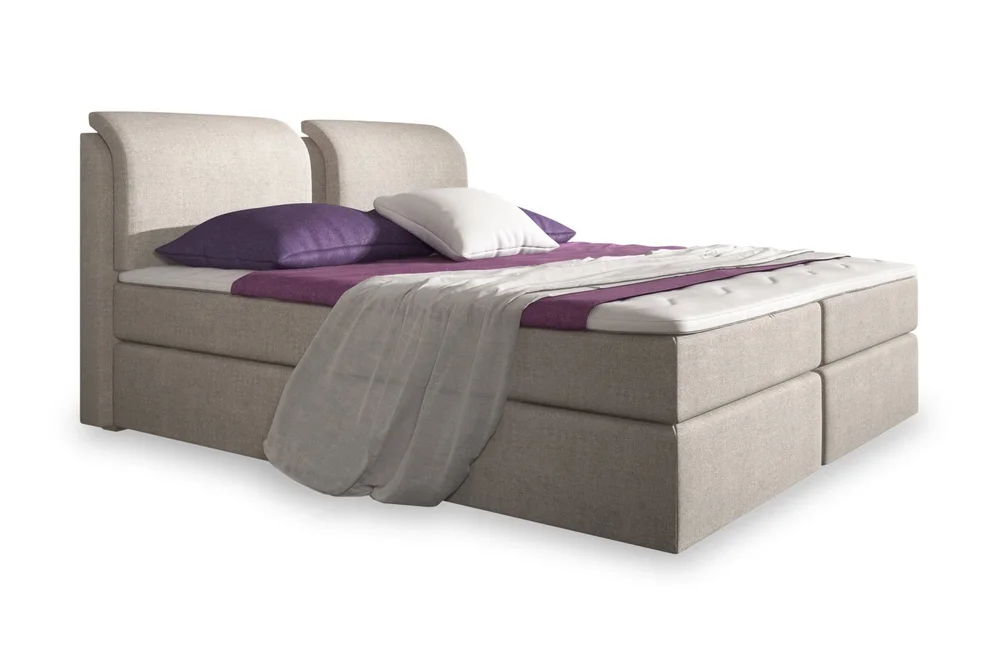Komplett Oppbevaringsseng Tyler 160x200 Beige v:4110874