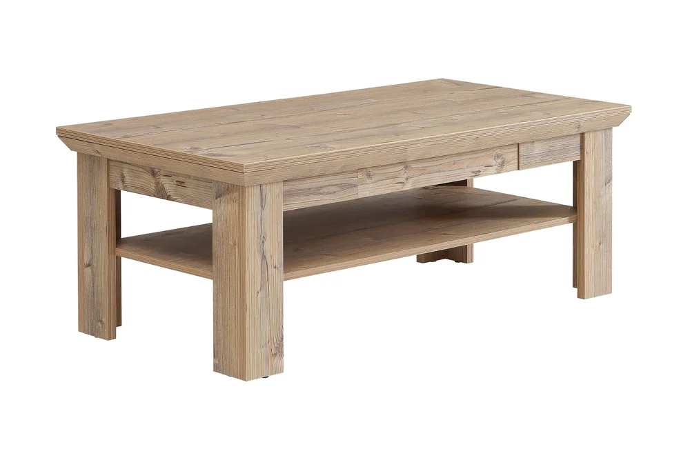 Mccoys Sofabord 120 cm med Oppbevaringshylle + Skuff v:3706636