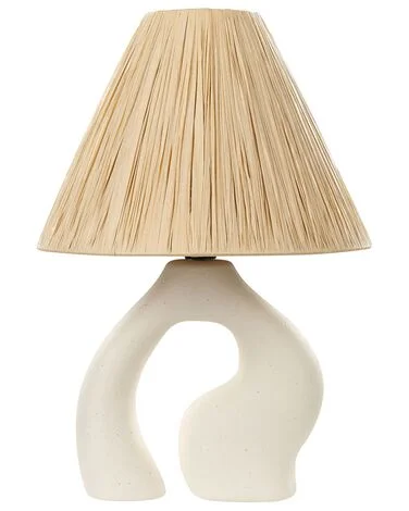 Bordlampe BARBAS Keramikk Naturlig v:5471745 Bordlampe BARBAS Keramikk Naturlig v:5471745