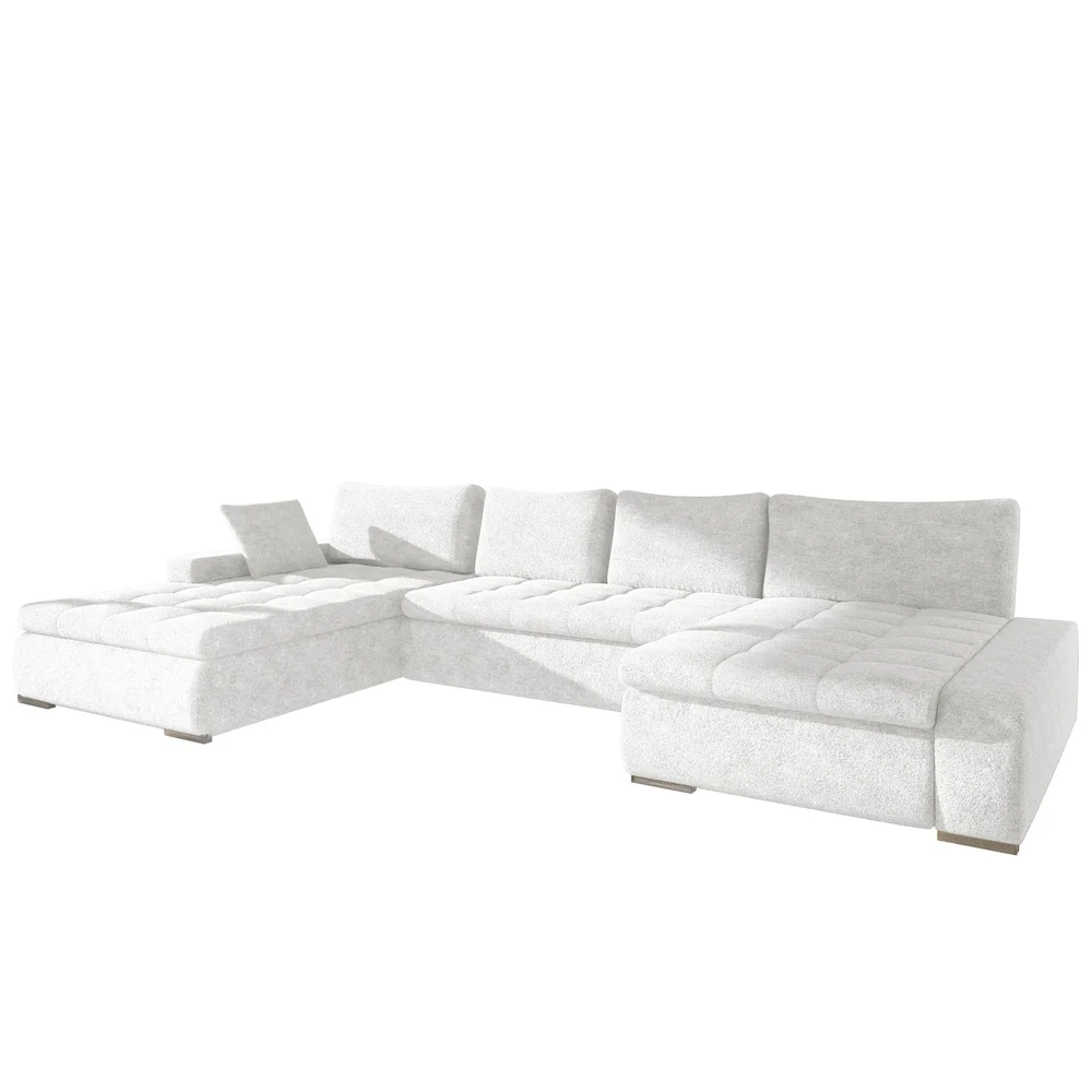 Cillo 5-seters U-formet sovesofa med dobbeltdivan v:7865976