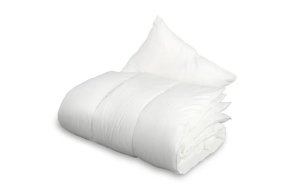 Dyne + Pute Voksen 150 x 200 cm + 50 x 60 cm Hvit v:4208941