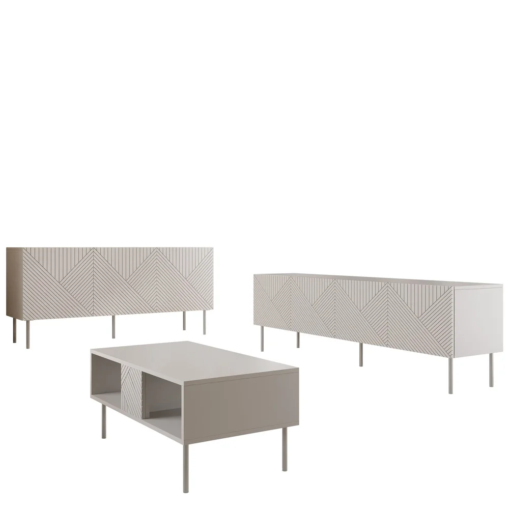 møbelsett Møbelsett ART DECO I beige v:6878663