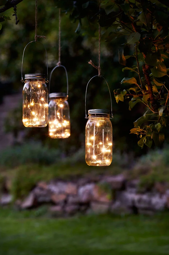 Solcellelykt Jamjar – Transparent – Belysning | m v:7607130 Solcellelykt Jamjar – Transparent – Belysning | m v:7607130