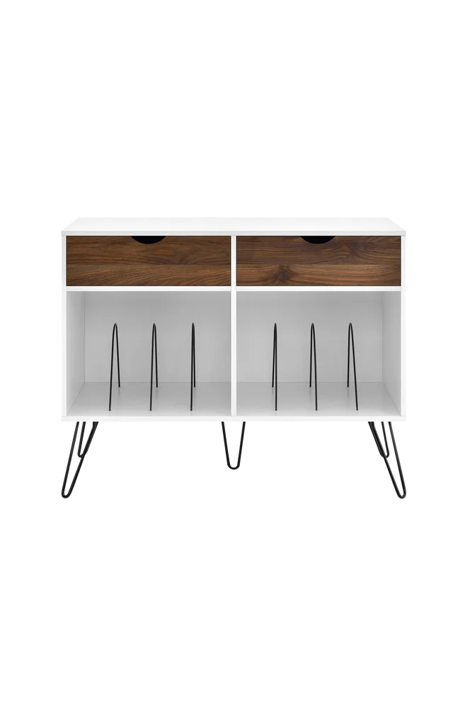 Benk med skuffer Harmony Turntable – Hvit m v:7211624