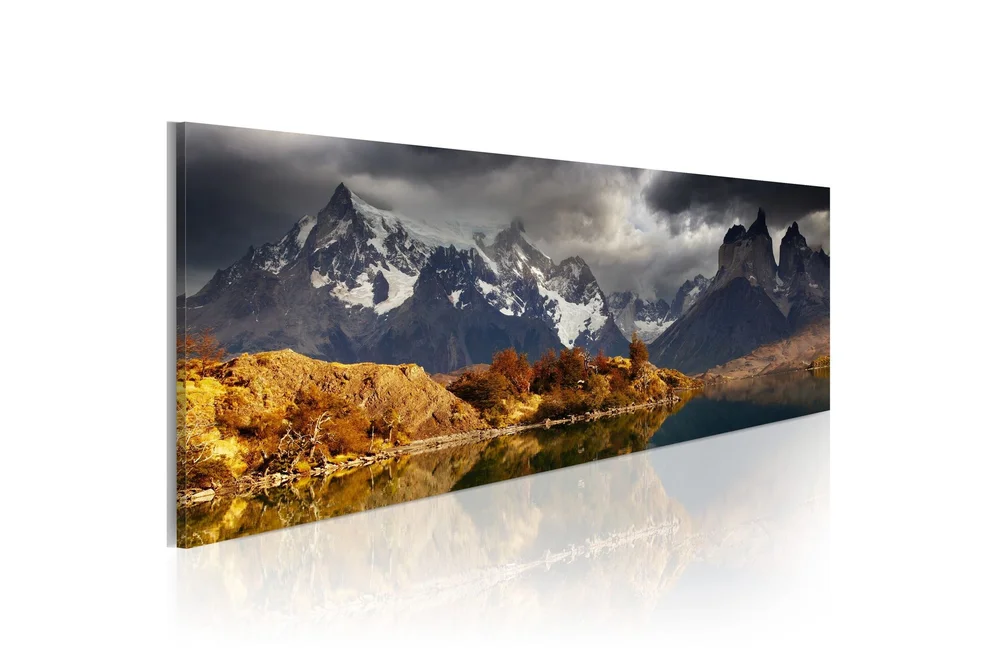 Bilde Mountain Landscape Before A Storm 120x40 v:7747745
