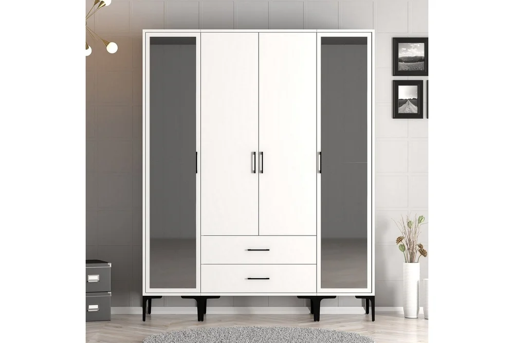 Kumsal Garderobe med Speil v:3685939