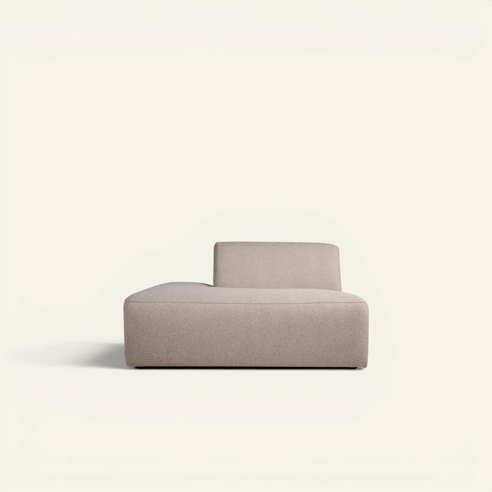 Modul åpen ende venstre beige - 134x93x73 cm v:8642489