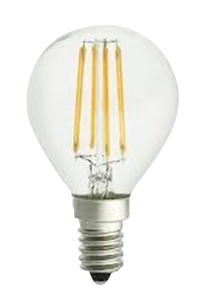 Filament dekorlyspære, LED dimbar illum E14 4W diameter 45mm klar – Hvit – Belysning | m v:9961978 Filament dekorlyspære, LED dimbar illum E14 4W diameter 45mm klar – Hvit – Belysning | m v:9961978