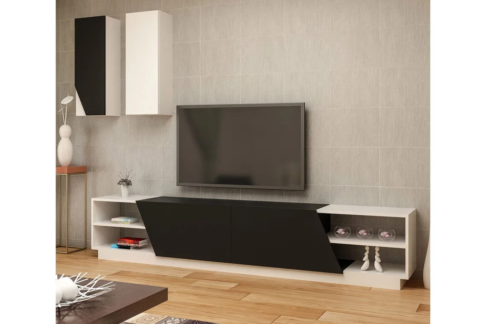 Zebrai TV-benk med Skjult Oppbevaring v:4080677
