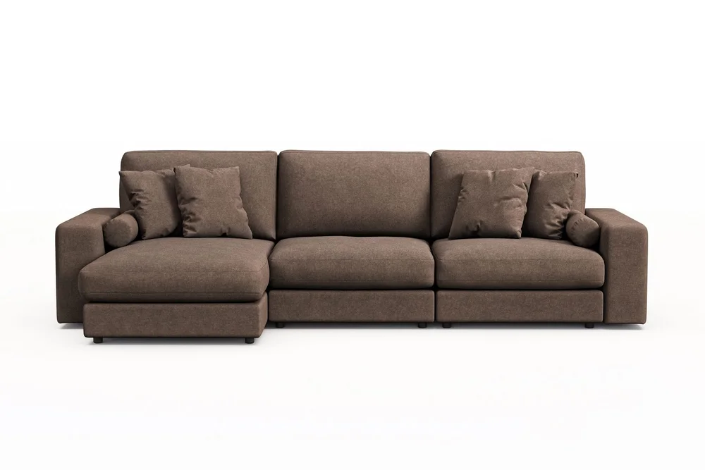 Arken Lyx 5-seter Vendbar L-formet Dyp Divansofa i stoff v:9369114