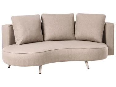 Hagesofa 3-seter PARORI Beige Høyrevendt v:1358073