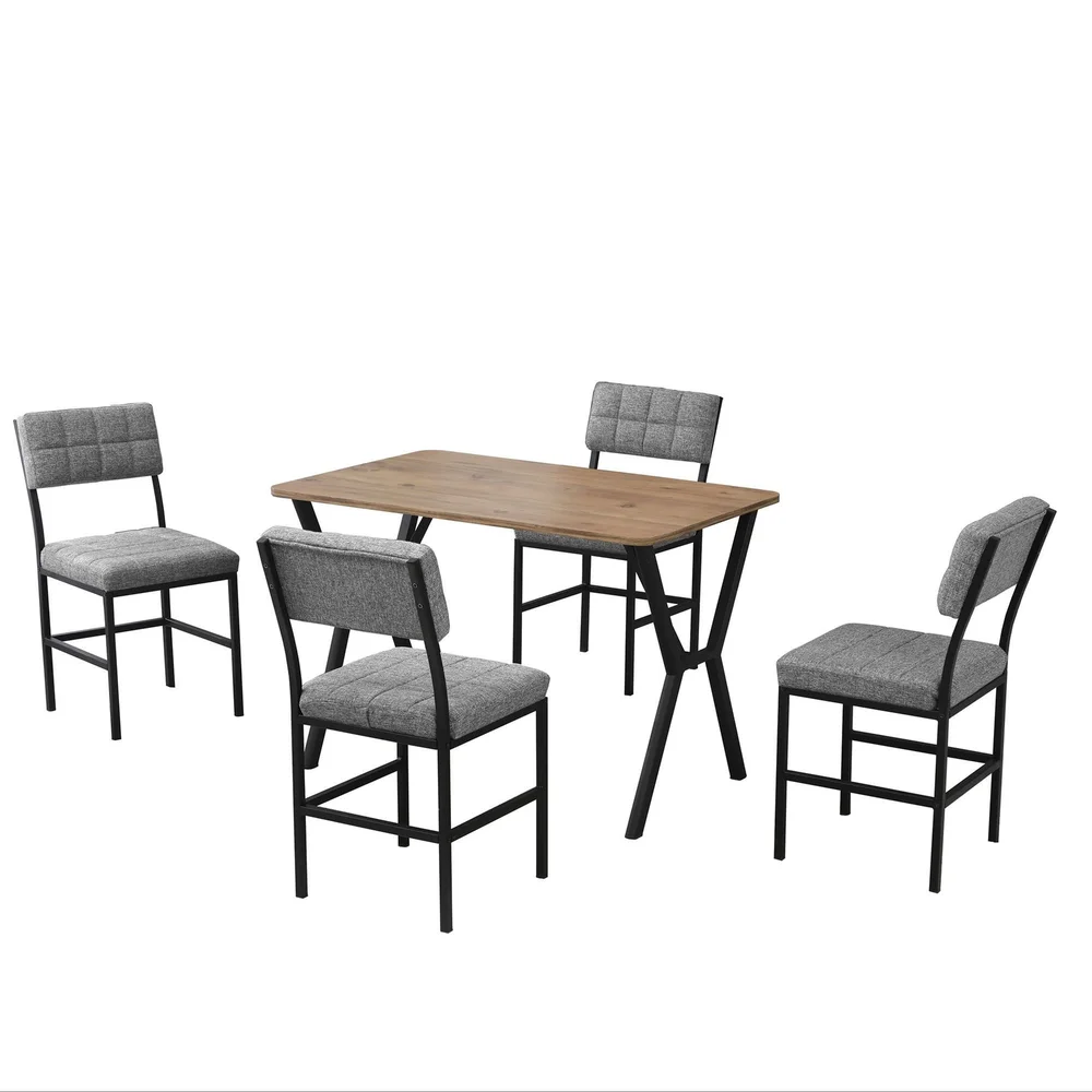 Stedum spisegruppe bord 110 cm + 4 stoler v:3659027 Stedum spisegruppe bord 110 cm + 4 stoler v:3659027