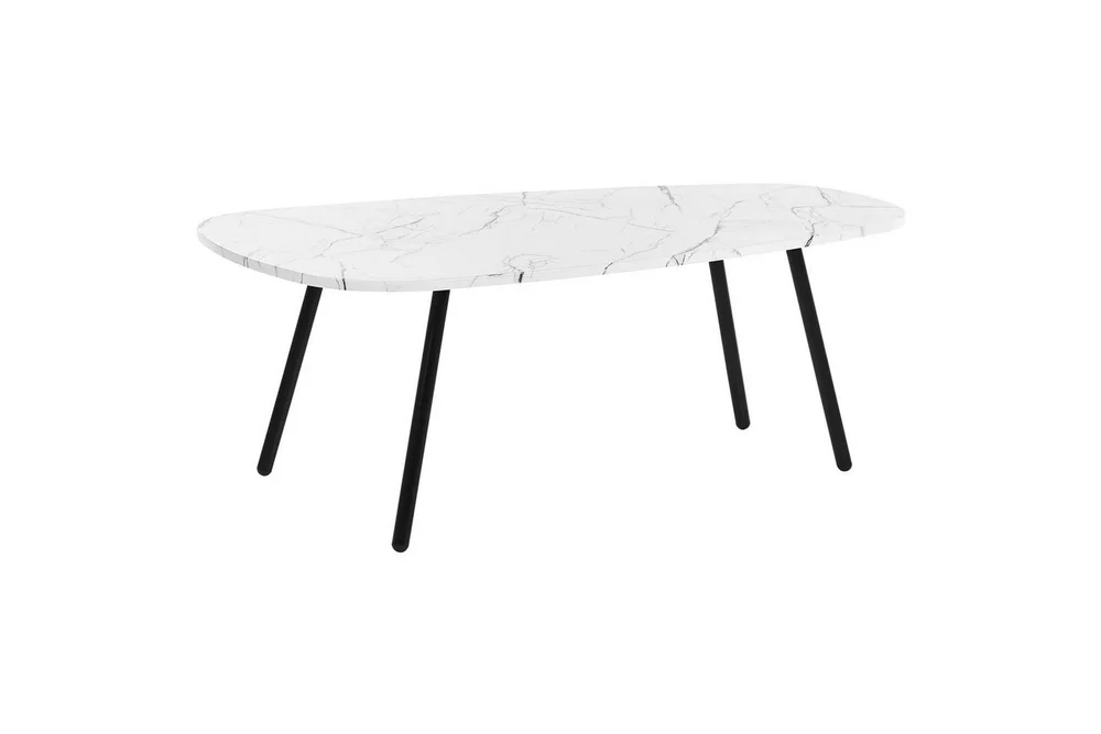 Soffbord Beliani Biddle White||Black v:5330022