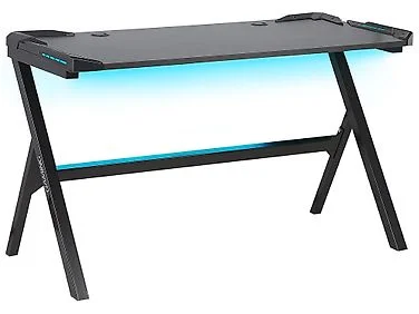 Gamingbord DANVERS 120 cm 60 cm RGB LED Svart v:7559053