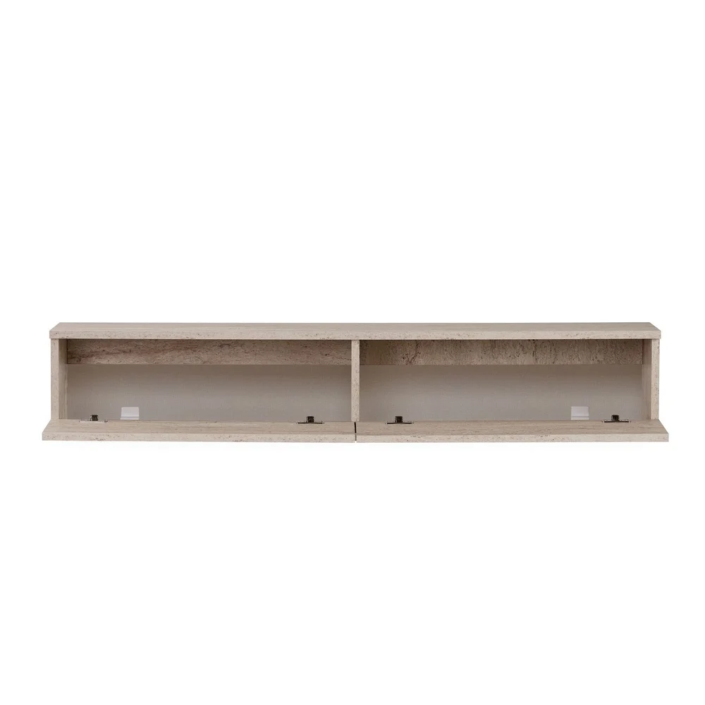 TV-benk Nordure Ligne (140 x 25 x 25 cm) Travertin v:4051499