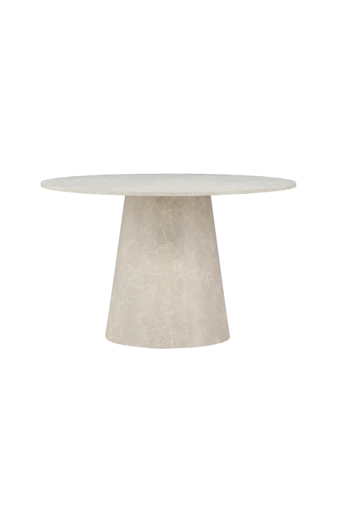 Lanzo Rundt spisebord - Beige m v:7760621