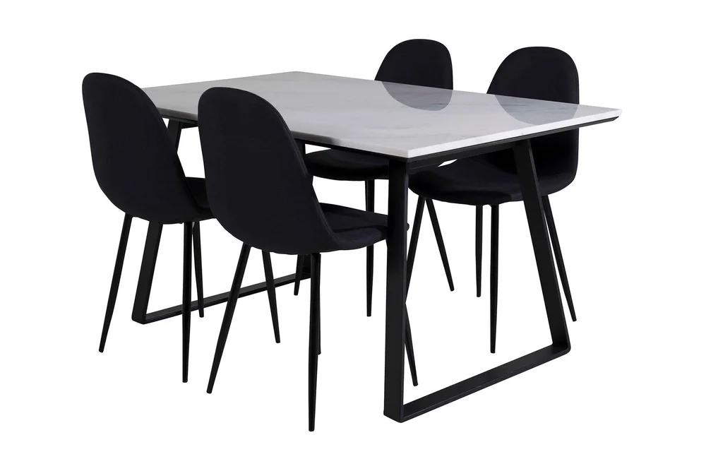 Admira Spisegruppe 140 cm inkl. 4 Ypas Stoler v:1489231