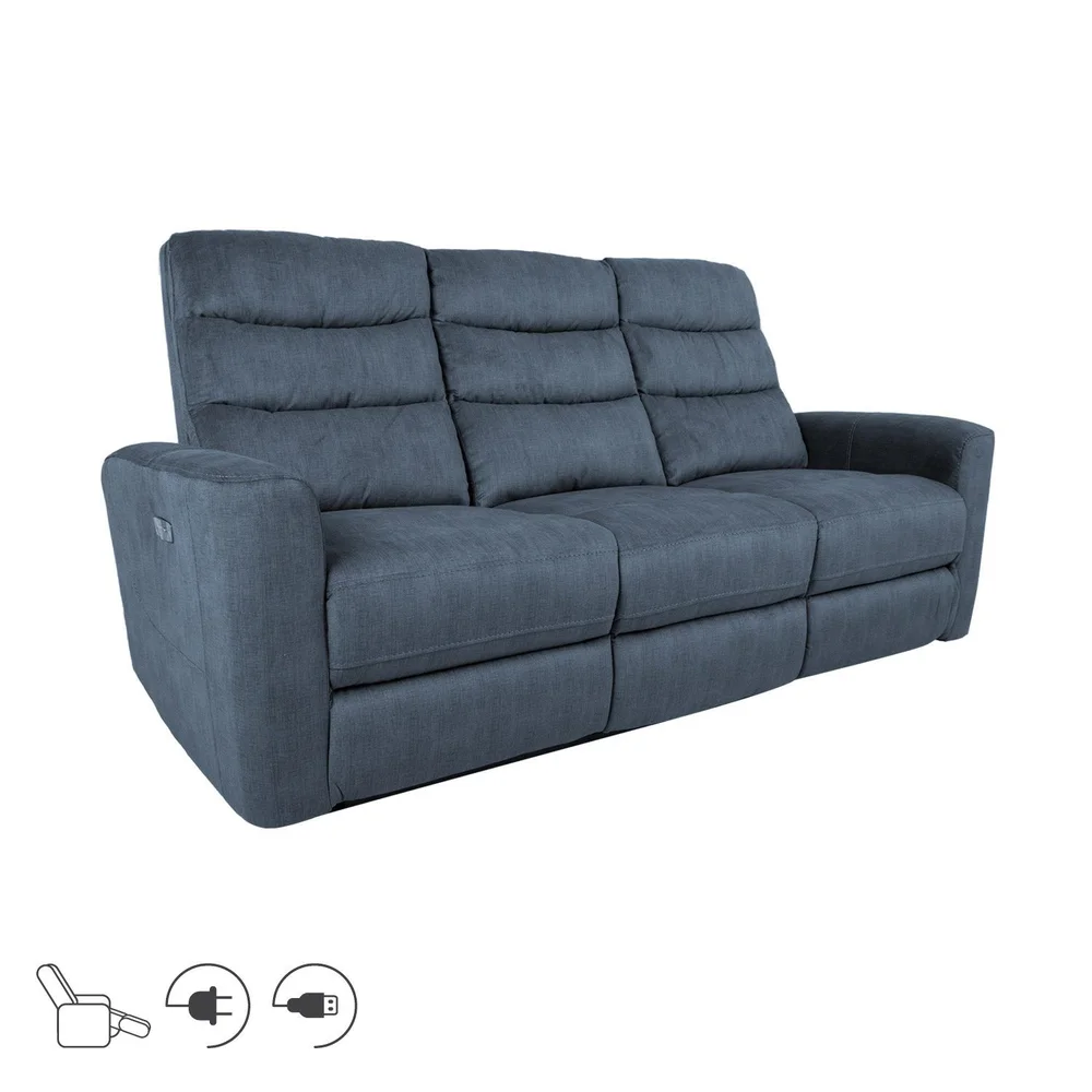 Reclinersofa Darvi 3-seter med elektrisk mekanisme v:7383454