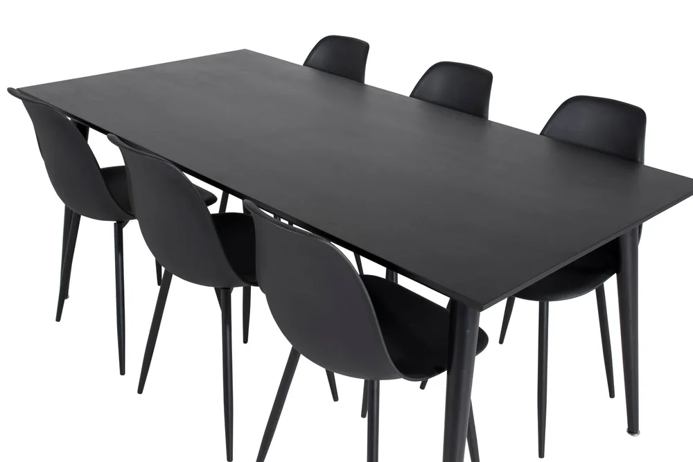 Balisa Spisegruppe 180 cm inkl. 6 Ypas Stoler v:6122760