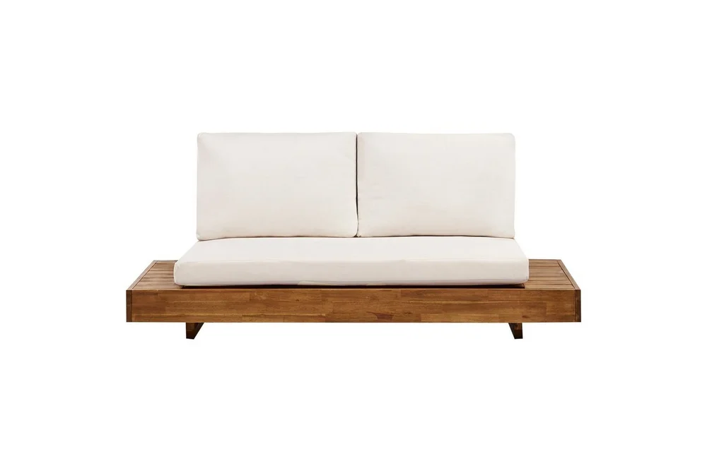2-sitssoffa Beliani Marettimo Light wood, White v:4781335 2-sitssoffa Beliani Marettimo Light wood, White v:4781335
