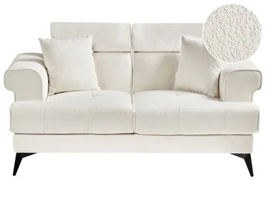 Sofa 2-seters SKIVE Bouclé Hvit v:7533419 Sofa 2-seters SKIVE Bouclé Hvit v:7533419