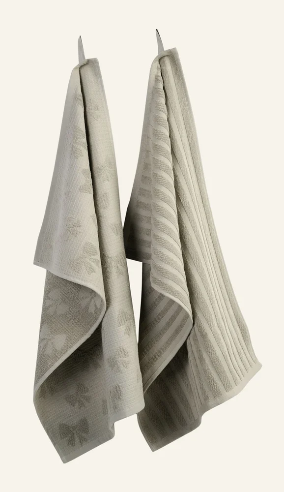 2pk kjøkkenhåndkle grønn – 70×45 cm v:5648663