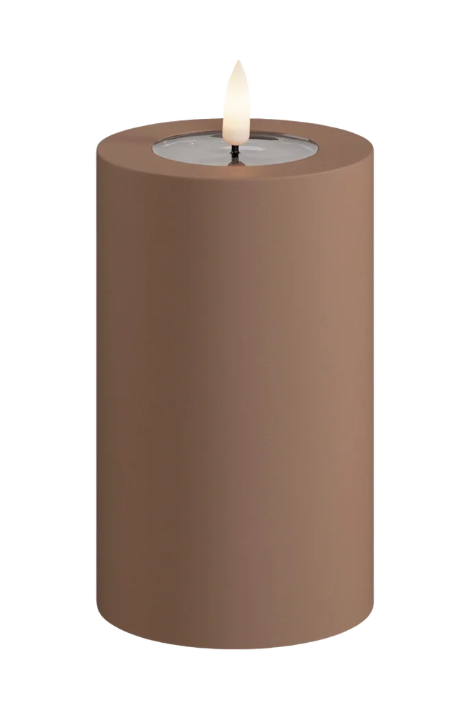 LED utendørs bloklys 7,5×12,5 cm – Brun – Belysning | m v:4496257