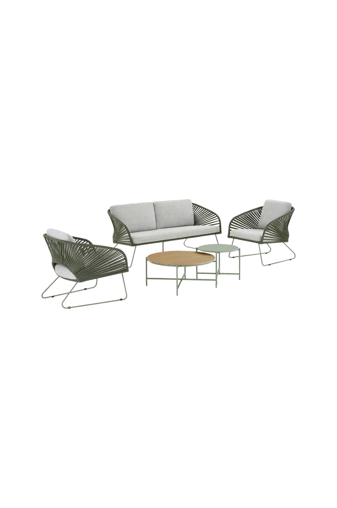 Terrassemøbelsett Novelle – Grønn – Utemøbler & hage | m v:7699878
