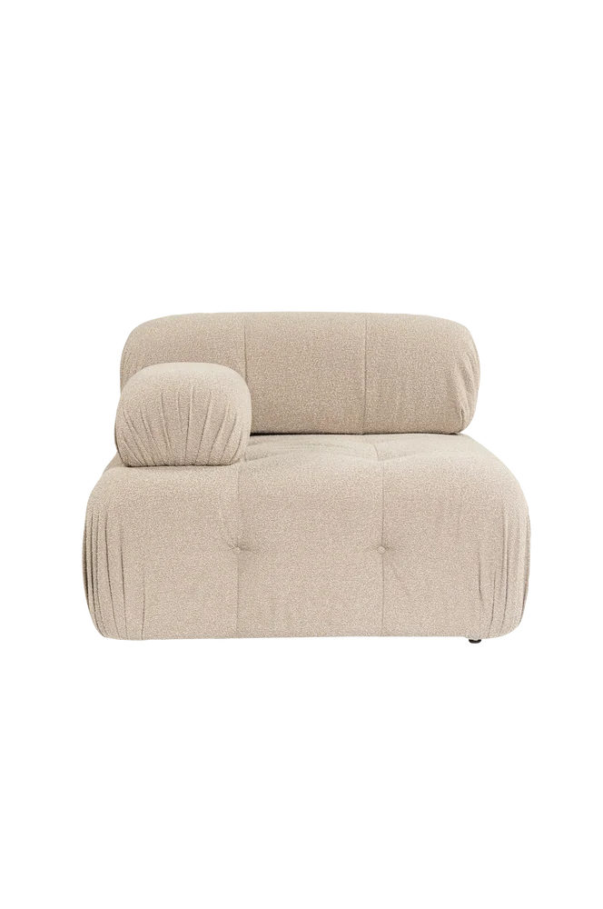 1-seters sofa Puca Left – Natur m v:4672358