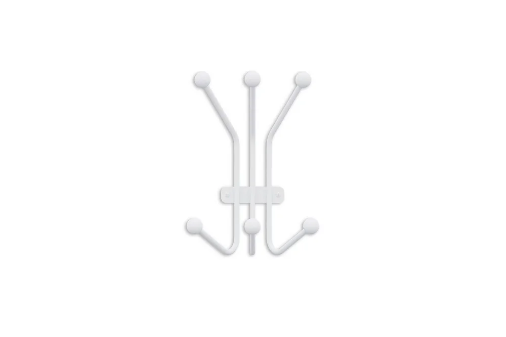 Metall Vegghook Maur Hvit v:8384632