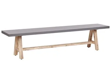 Hagebenk TONNARE 200 cm Betong Grå v:3633624