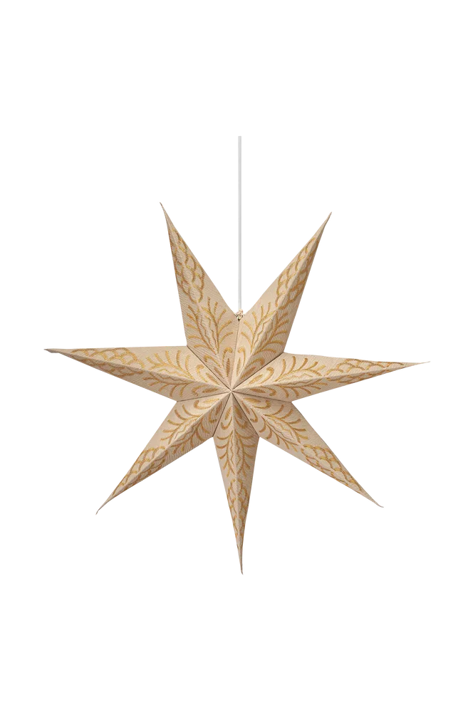 Julestjerne Celeste 60 cm – Beige – Belysning | m v:1021885 Julestjerne Celeste 60 cm – Beige – Belysning | m v:1021885