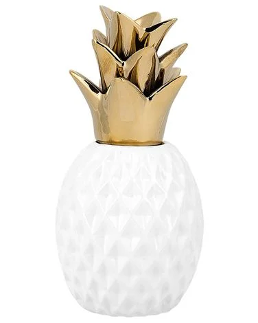 Dekorativ figur Ananas TYANA Keramikk Hvit v:3372658 Dekorativ figur Ananas TYANA Keramikk Hvit v:3372658