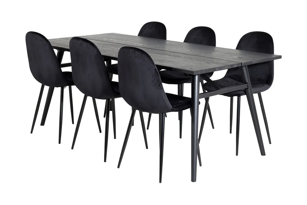 Zenazmi Spisegruppe 195 cm inkl. 6 Pontus Stoler v:3680558