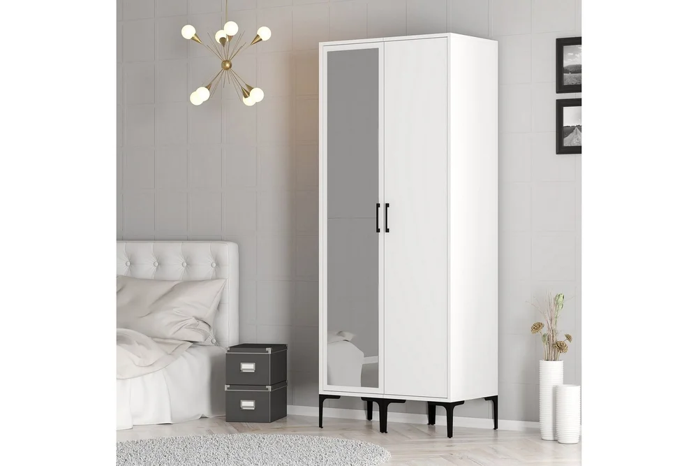 Kumsal Garderobe med Speil v:9868553