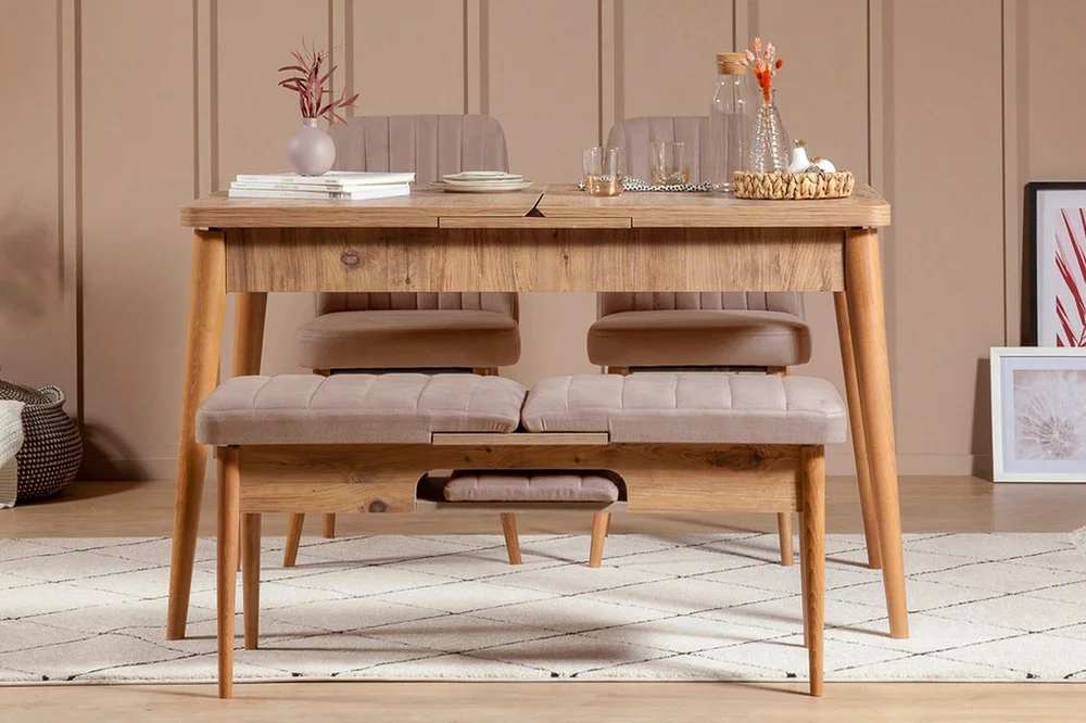 Valsot Forlengningsbar Spisegruppe 129 cm v:6924941 Valsot Forlengningsbar Spisegruppe 129 cm v:6924941