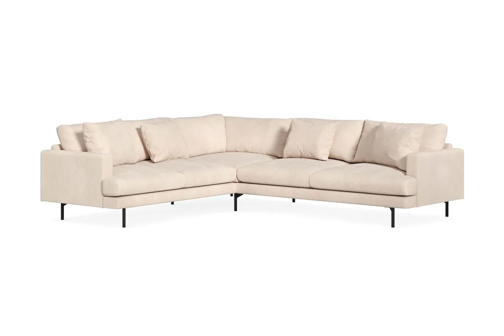 Menard 6-seters Venstrevendt L-formet Hjørnesofa i Manchester v:8327551