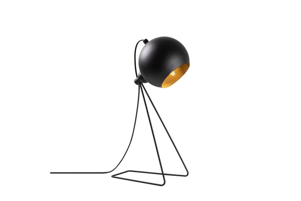 Bordlampe Blandet Svart / Gull v:8346979