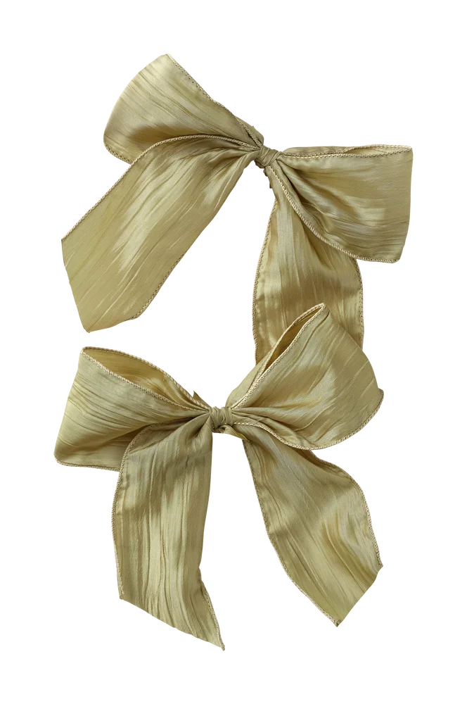 Bånd Crushente Bow 2-pakning – Grønn – Dekor | m v:6578661