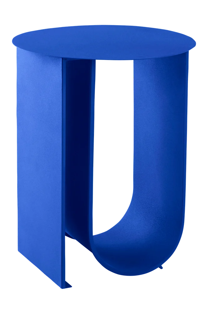 LOSTALLO sidebord, diameter 40,5 cm – Blå m v:4110228 LOSTALLO sidebord, diameter 40,5 cm – Blå m v:4110228