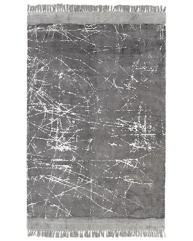Teppe HANLI Grå 160 x 230 cm Viskose v:6440099