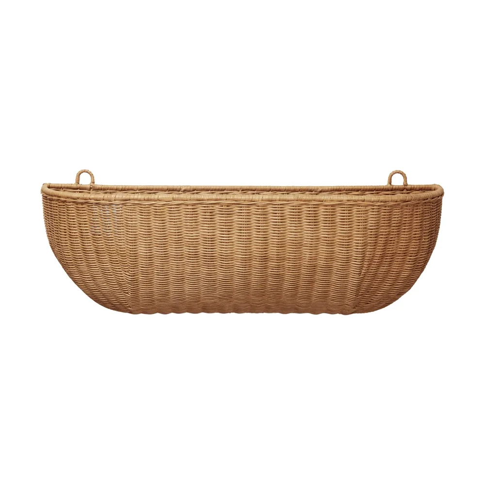 Braided wall pocket veggkurv 25x75 cm v:7159157