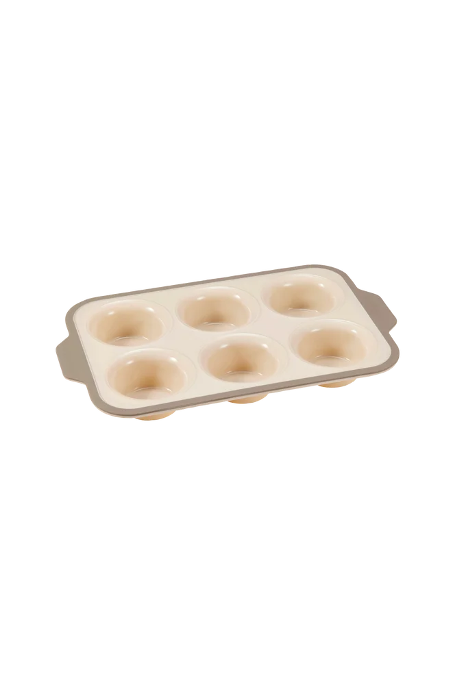 Muffinsform 6 kopper Cookie – Grå – Kjøkken & husholdning | m v:5267232