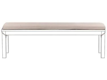 Pute til sittebenk TUSCANIA 157 x 34 cm Beige v:6661604 Pute til sittebenk TUSCANIA 157 x 34 cm Beige v:6661604