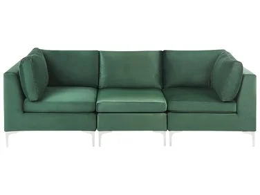 Modulsofa 3-seter EVJA Fløyel Grønn v:2080988